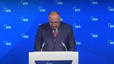 وزير الخارجية يلقي كلمة أمام الدورة السابعة عشر لحوار المنامة