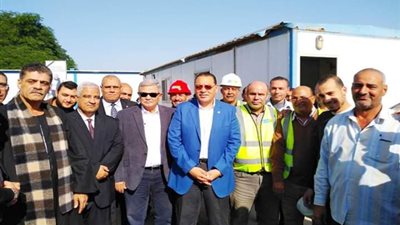 محافظ الشرقية يتابع أعمال تنفيذ مشروع صرف صحي متكامل بالنوافعه بمركز فاقوس