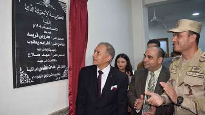 افتتاح الكنيسة الإنجيلية الثالثة بعد إعادة بنائها بالمنيا