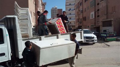 رئيس مدينة مرسى مطروح: التحفظ على إشغالات طريق لمحلات الآثاث المستعمل