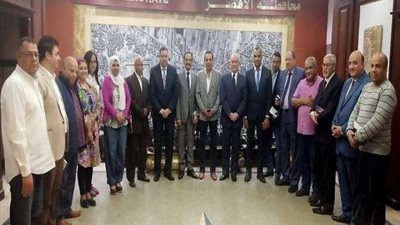 محافظ الأقصر يستقبل أكبر تجمع للصحفيين والمشاركين بورشة تدريبية تنظمها النقابة