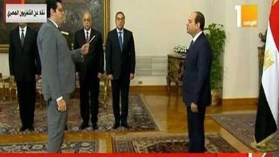 بالأسماء.. المحافظون والنواب الجدد الذين أدوا اليمين الدستورية أمام السيسي