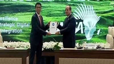 رئيس مدغشقر يوجة رسالة أشادة لـ السيسي أمام وفود الكوميسا