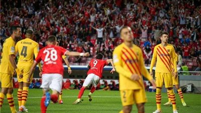 الليلة مباراة الحسم بين برشلونة و بنفيكا في منافسات دوري أبطال أوروبا