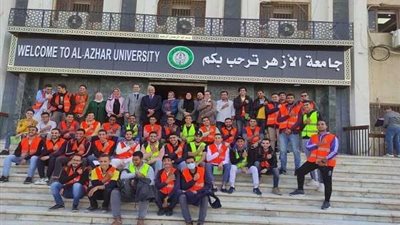 استمرار حملات طلاب جامعة الازهر في مواجهة المخدرات والإدمان