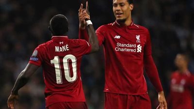 فان دايك يسجل الهدف الثاني في شباك برايتون