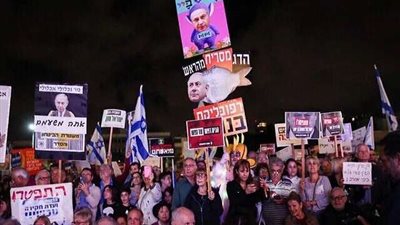 احتجاجات واسعة في إسرائيل للمطالبة باستقالة نتنياهو