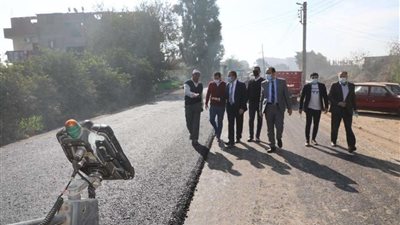 30 مليون جنيه تكلفة رصف طريق شبين الكوم بالمنوفية