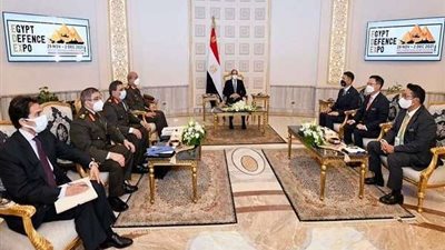 الرئيس السيسي يستقبل رئيس شركة 