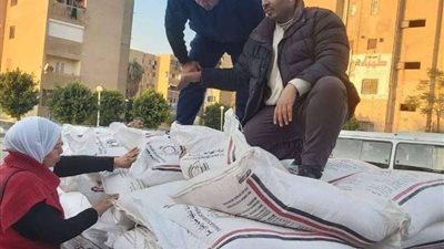 الجيزة تضبط 24 طن دقيق بلدي مدعم  وسكر تمويني قبل بيعها بالسوق السوداء