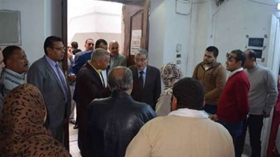 محافظ المنيا يتفقد إدارات ومكاتب الديوان العام