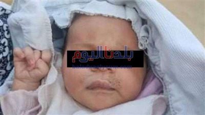 العثور على طفلة رضيعة بجوار الطريق في الجيزة