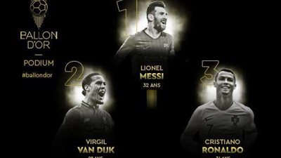 الكرة الذهبية.. ترتيب أفضل 30 لاعبا في العالم