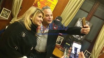 سهير رمزي ودينا داخل متحف قصر السينما (صور)