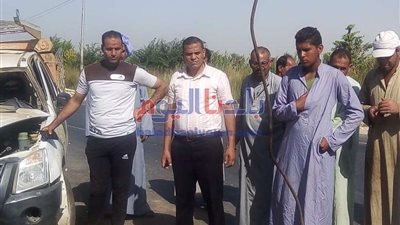 إصابة شخص في حادث تصادم أعلى الطريق الدائري