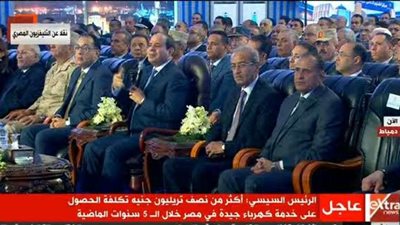 السيسي: الدولة أنفقت 1.3 مليار للقضاء على البناء العشوائي