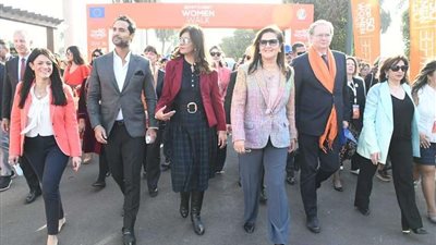 وزيرة التخطيط والتنمية الاقتصادية تتقدم مسيرة المرأة المصرية بقصر القبة