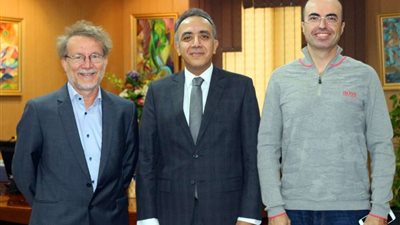 نائب رئيس جامعة المنصورة يستقبل مدير مركز ماكس بلانك لتنسيق التعاون في أمراض الشيخوخة