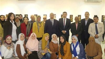 جامعة المنيا تفتتح معرض الإنتاج الطلابي لقسم الأشغال الفنية
