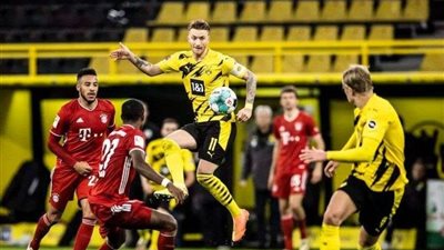 هالاند ورويس يقودان هجوم بروسيا دورتموند ضد بايرن ميونخ