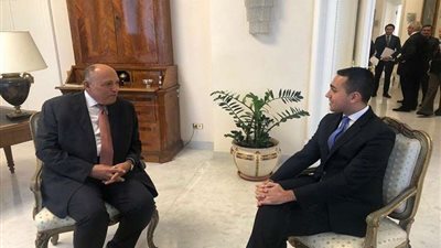 وزير الخارجية يستهل زيارته لروما بعقد محادثات مع وزير التعاون الدولي