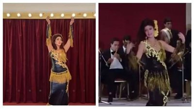 نسخة طبق الأصل.. ميرهان حسين تعيد تقديم رقصة نبيلة عبيد في 