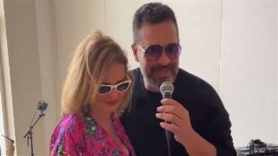 بالفيديو.. وصلة رقص جريئة لـ يسرا مع ماجد المصري