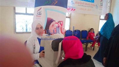 فحص 1230 مواطن بالقافلة الثامنة من المبادرة الرئاسية 