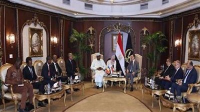 وزير الداخلية يستقبل وفدا أمنيا من تشاد لتبادل التعاون