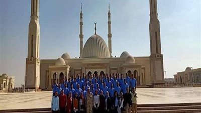 جامعة حلوان تنظم زيارة للعاصمة الإدارية الجديدة