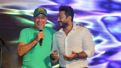 شاهد.. رسالة شريف منير لـ تامر حسني بعد دخوله موسوعة جينيس