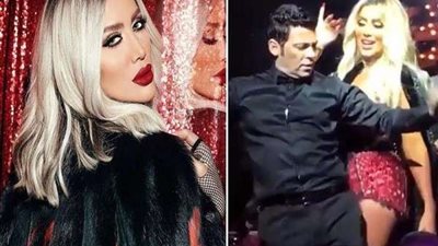 شاهد.. وصلة رقص لـ مايا دياب مع سعد الصغير على 