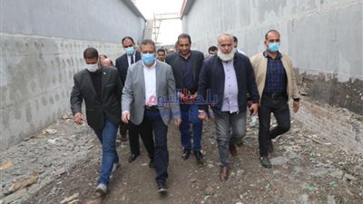 محافظ المنوفية يتابع أعمال الرصف والتطوير بعدد من شوارع أشمون