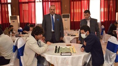 جامعة المنوفية تحتضن بطولة الشطرنج الخاطف بالتعاون مع الاتحاد الرياضي للجامعات المصرية