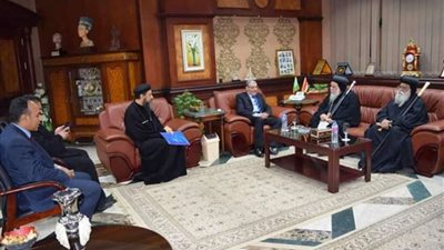 خلال لقائه وفدًا كنسيًا.. محافظ المنيا: متابعة مستمرة للمشكلات والوطن يسع الجميع
