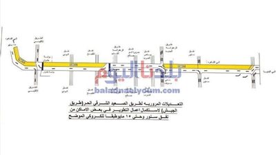 محافظة بني سويف: تعديلات مرورية على الصحراوي الشرقي الحر 