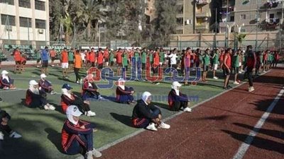 رئيس جامعة الفيوم يشهد بروفة عرض افتتاح أسبوع فتيات الجامعات 2020