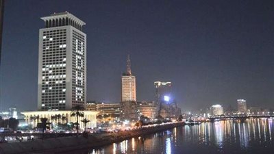 إضاءة مبنى الخارجية بأحرف UDHR احتفالا باليوم العالمي لحقوق الإنسان