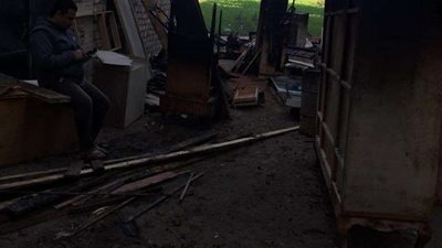 حريق مستشفى التضامن ببور سعيد