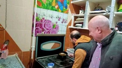 بدء توصيل وتشغيل الغاز الطبيعى بقرية سعود بالشرقية