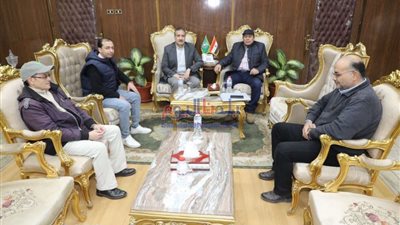 محافظ المنوفية يستقبل الفنان أحمد ماهر