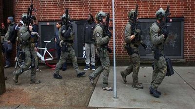 شاهد.. الصورة الأولى للبقالة اليهودية المستهدفة في 