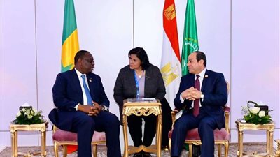 السيسي يبحث مع الرئيس السنغالي سبل تعزيز العلاقات بين البلدين