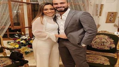 شاهد.. أول تعليق لـ راندا رياض بعد خطوبتها من محمد الشرنوبي