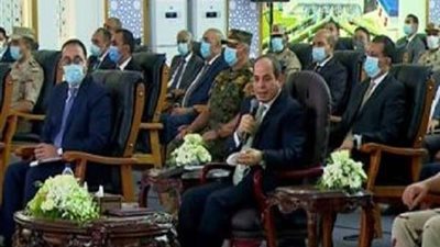 الرئيس السيسي يفتتح مجمع الأقصر والمنطقة الصناعية ببني سويف
