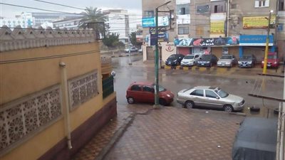 بالصور .. أمطار رعدية تضرب محافظة القليوبية
