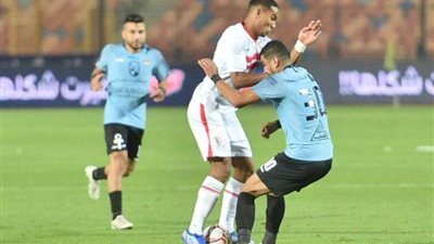 الشوط الأول.. الزمالك يتقدم بهدفين أمام غزل المحلة في الدوري