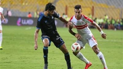 التعادل السلبي يحسم الشوط الأول بين الزمالك وبيراميدز