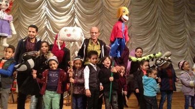 الزناتى : ورش فنية وعرض لمسرح العرائس لأبناء الصحفيين على مسرح النقابة