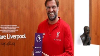 كلوب يفوز بجائزة مدرب الشهر في الدوري الإنجليزي